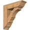 Ekena Millwork Balboa Traditional Smooth Bracket w/ Offset Brace, Western Red Cedar, 7 1/2"W x 26"D x 26"H BKT0806X26X26BOA01SWR - alternate 1